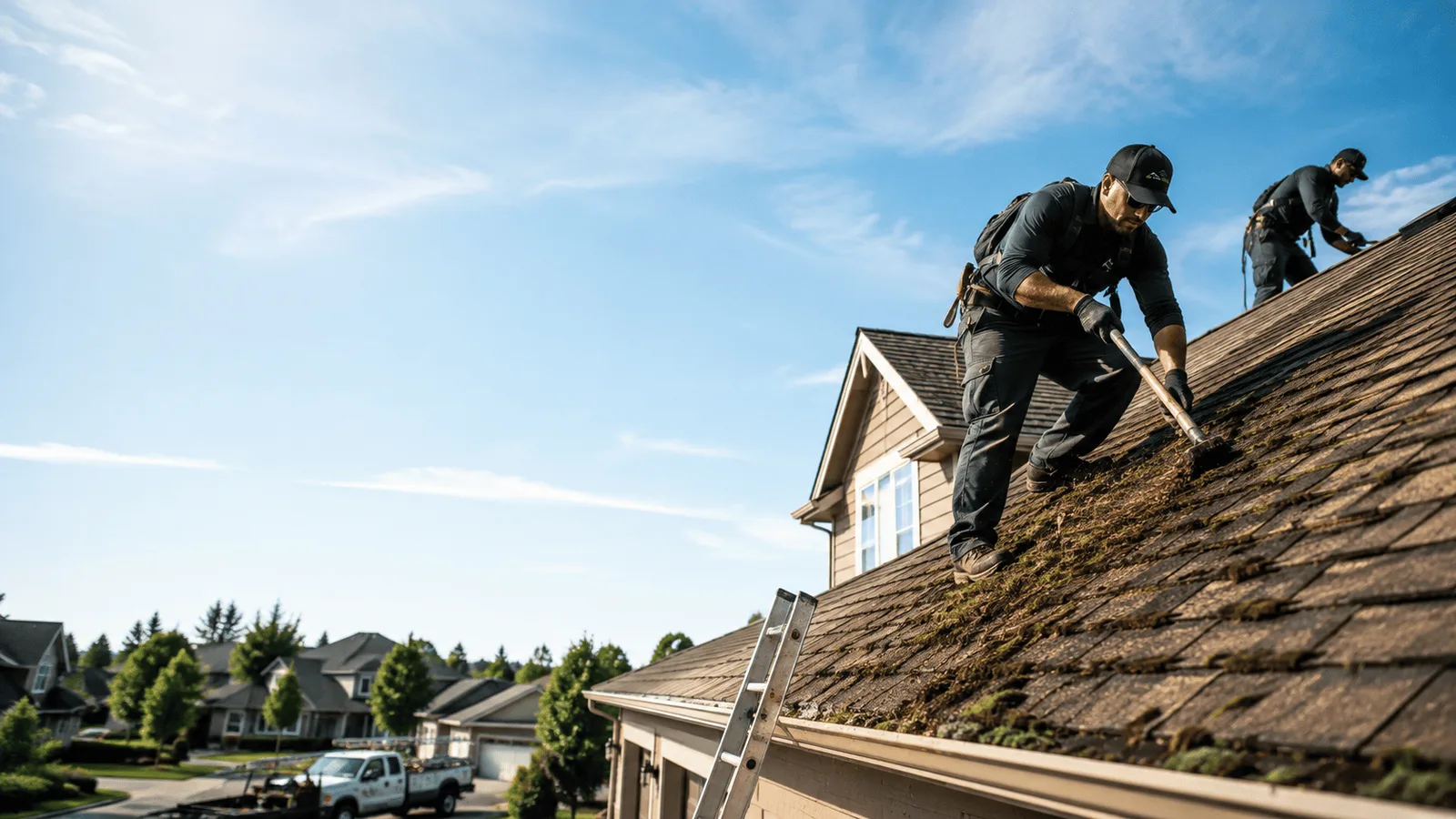 Roof Moss Removal in Meridian, MS near me